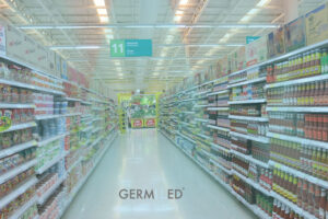 Luz ultravioleta desinfectar supermercados