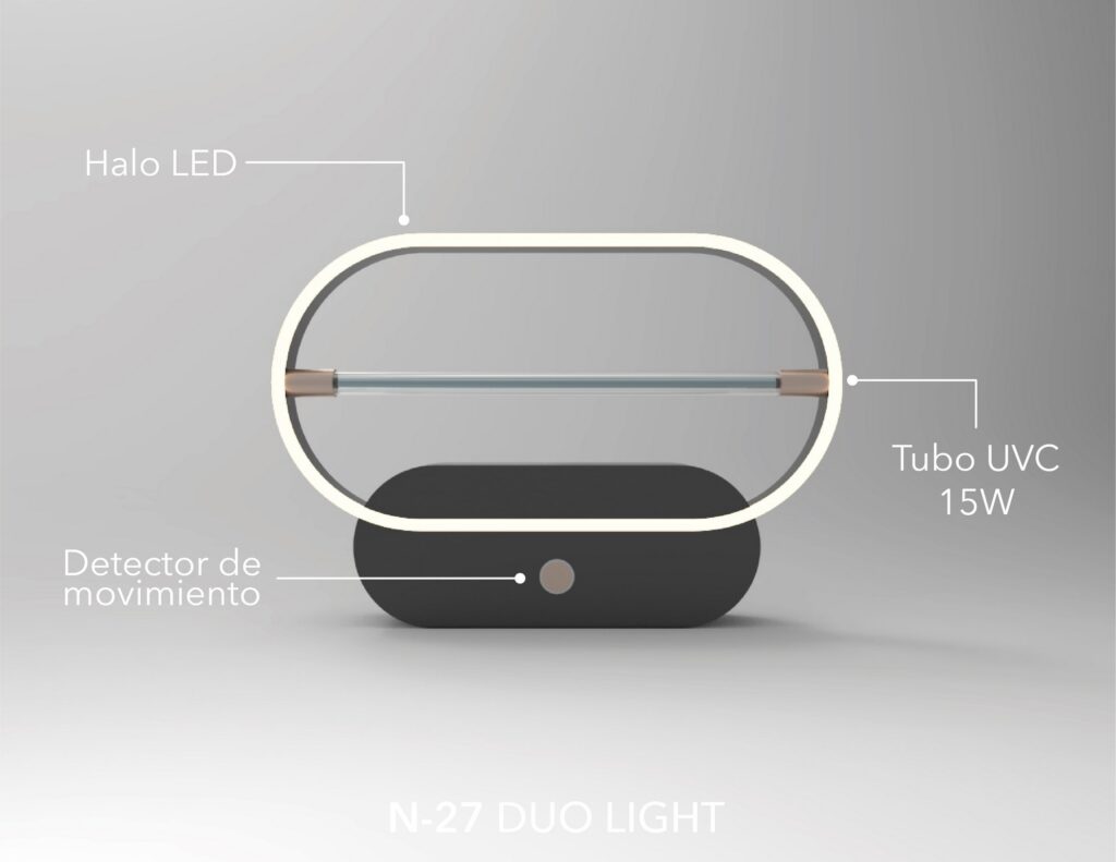 Germiled N-27 Duo UV light 15W, sensor control
