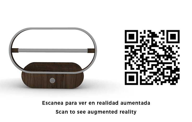 Lámpara de mesa N27 DUO en realidad aumentada | Germiled